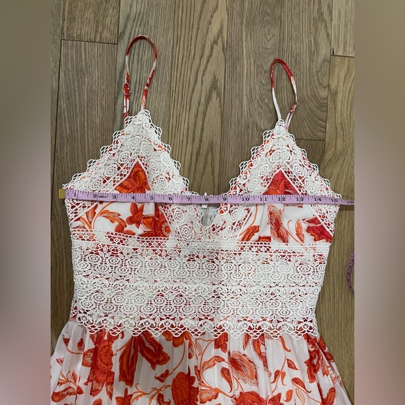 Antonio Milani Devon Printed Crochet Laced Maxi Dress 🌺
Size: 6 - Picture 15 of 17